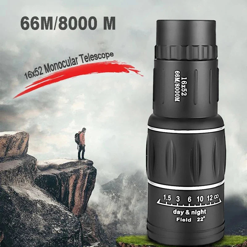 Bushnell 16x52 | 66M/8000M High Quality Monoscope | Telescope