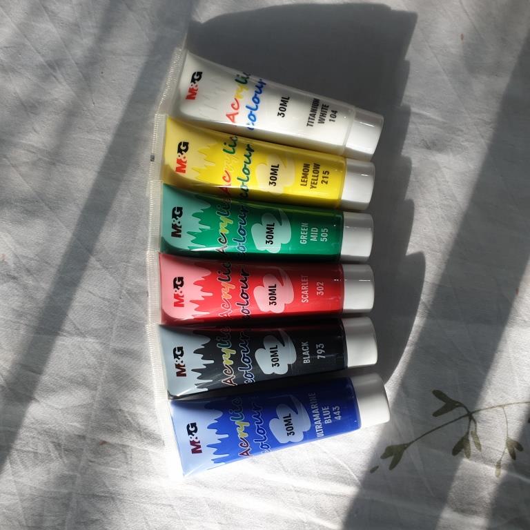 M&G Acrylic Paint Set 30ML (6 TUBES)