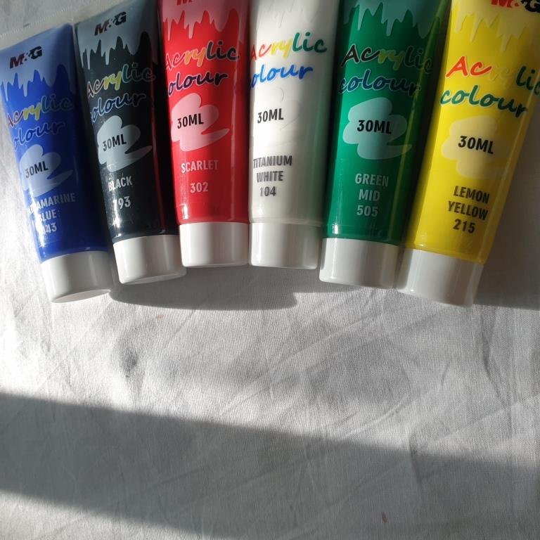 M&G Acrylic Paint Set 30ML (6 TUBES)