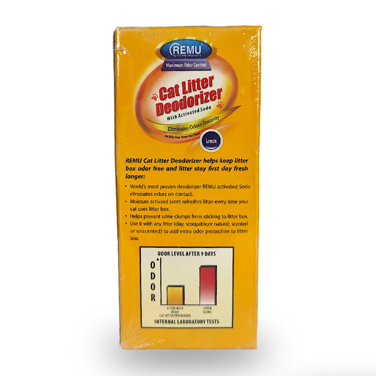 Remu Cat Litter Deodorizer with Activated Soda | Random Color
