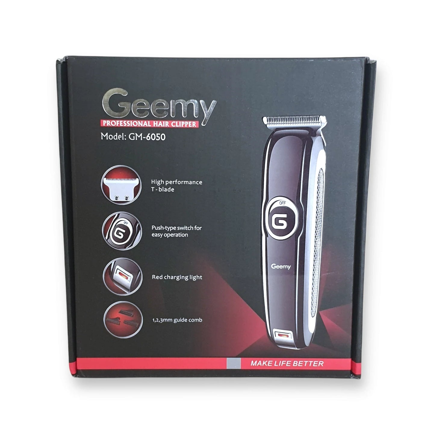 Professional Hair Clipper Geemy GM-6050 | Trimmer | Shaver