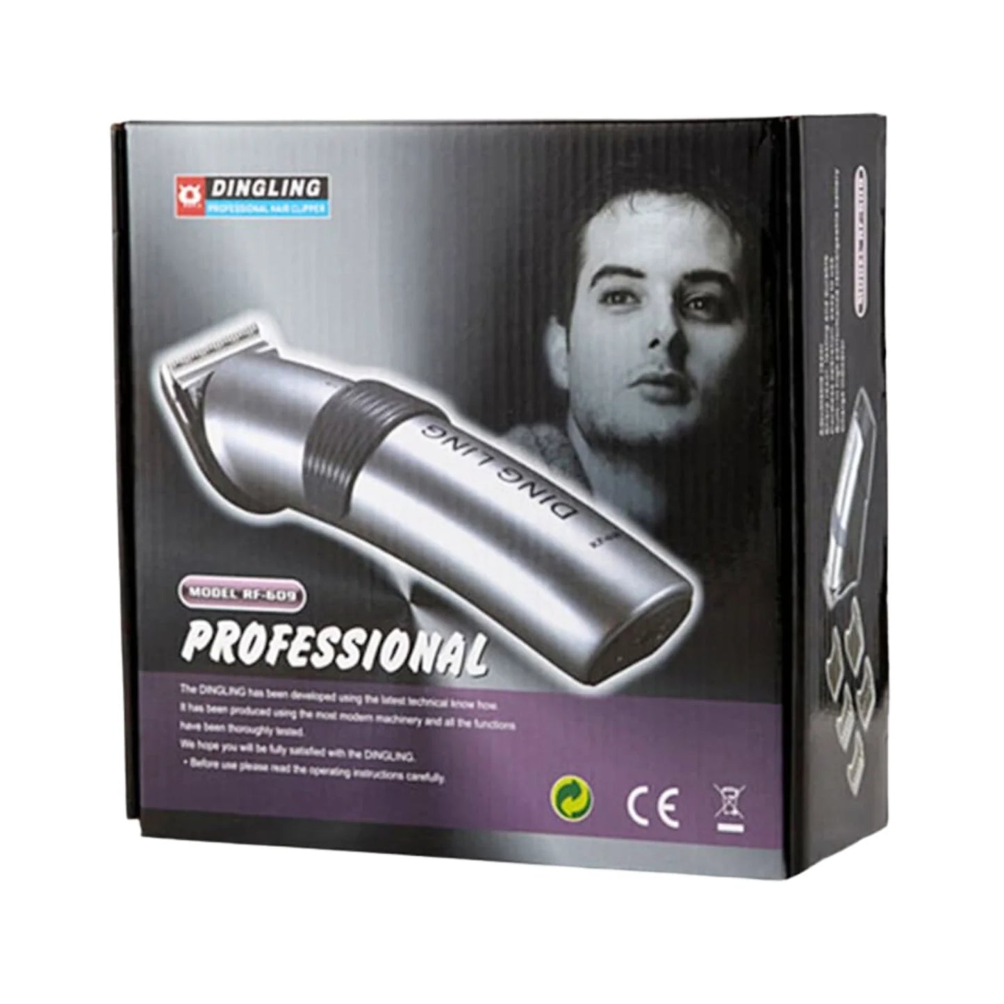 Original Dingling Professional Hair Clipper | Micro USB rechargeable | RF-609B