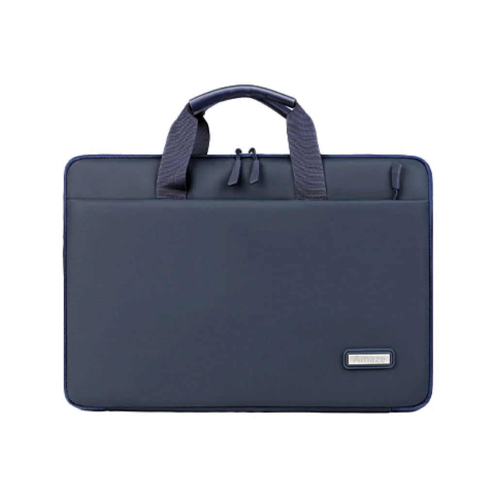 Amaze Smart Pack Synthetic Premium Laptop Bag/Sleeve | A900 | Black/Blue/Grey