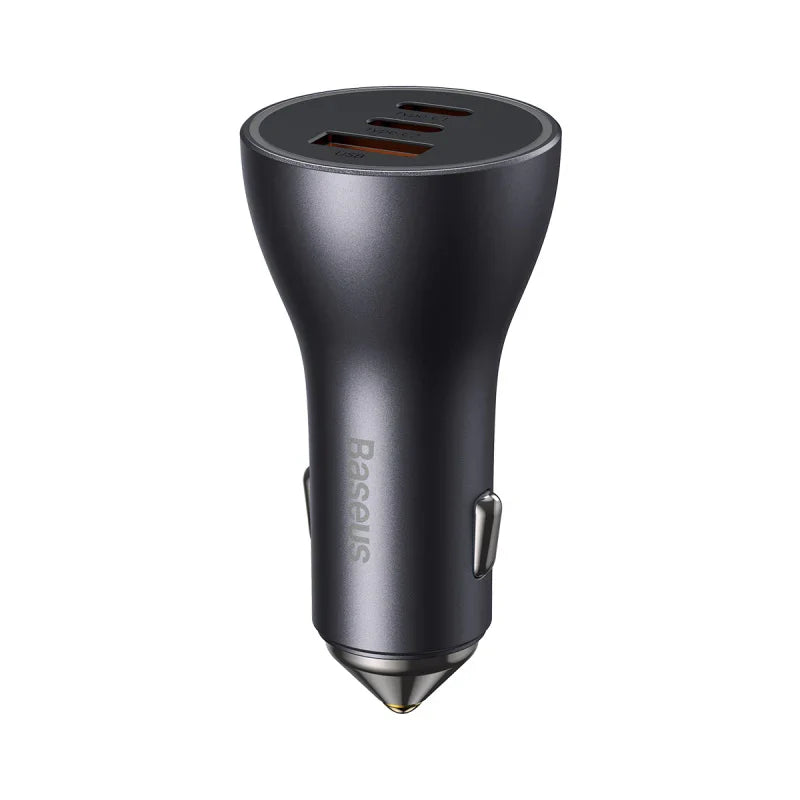 Baseus 65W Car Charger PD+QC3.0 1A+2C port | Golden Contactor Pro