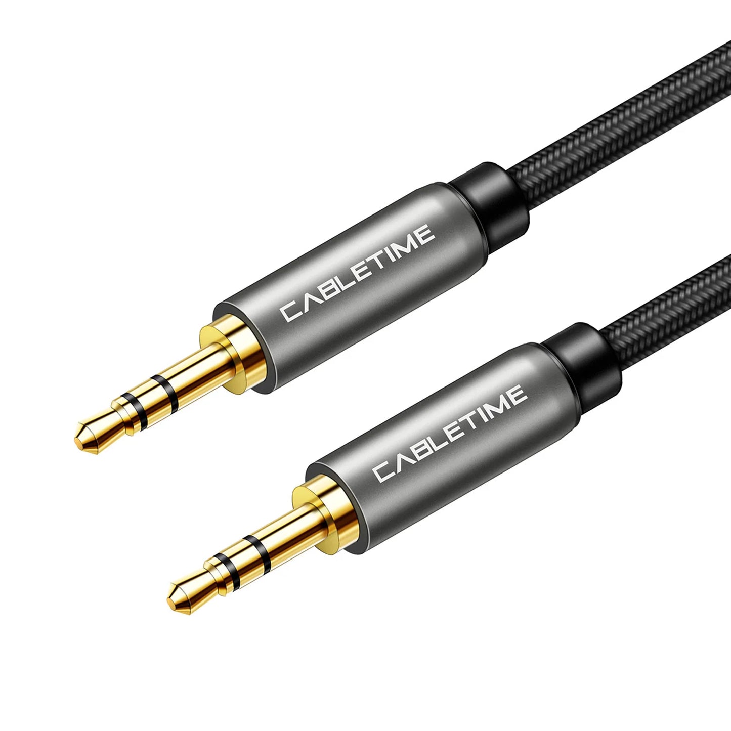 CABLETIME 1.8m Premium 3.5MM Stereo Audio Aux Cable | CF10K