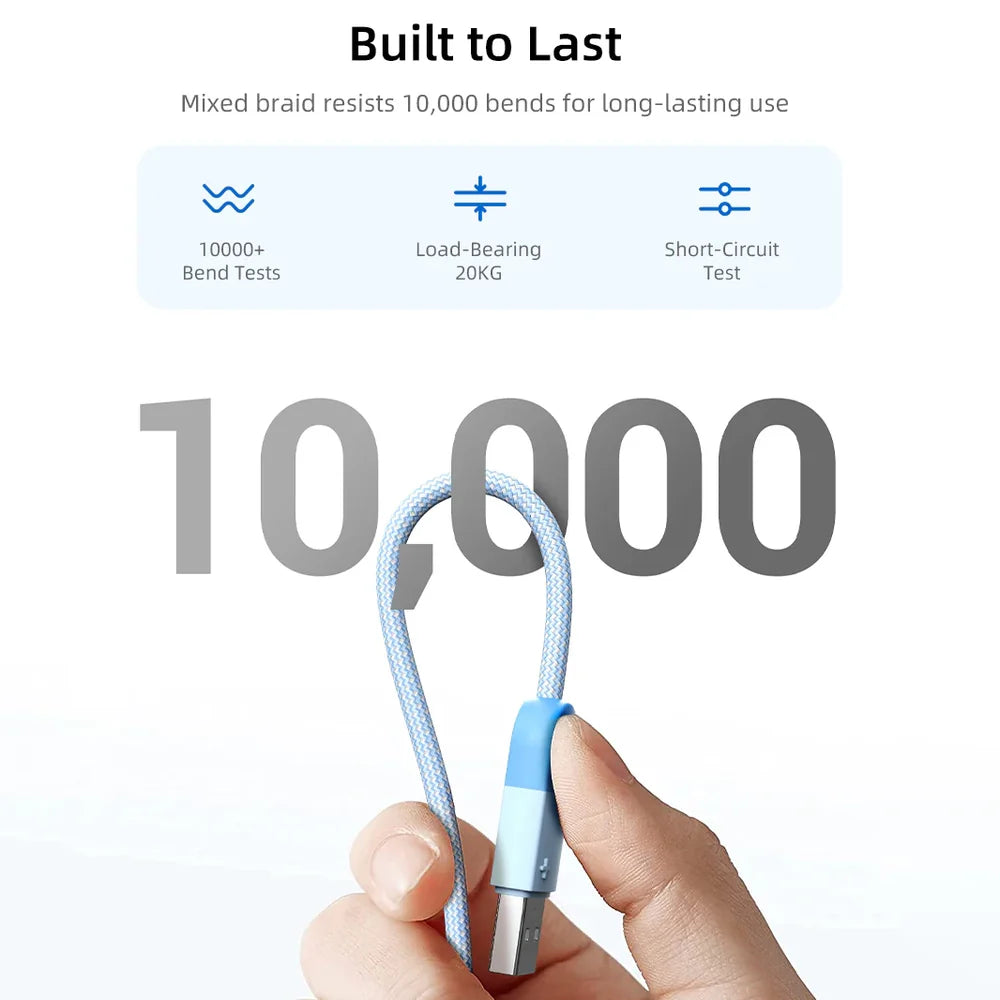 Cabletime 6A USB-A to Type-C 1.5 meter Fast Charge Cable | CAP1J