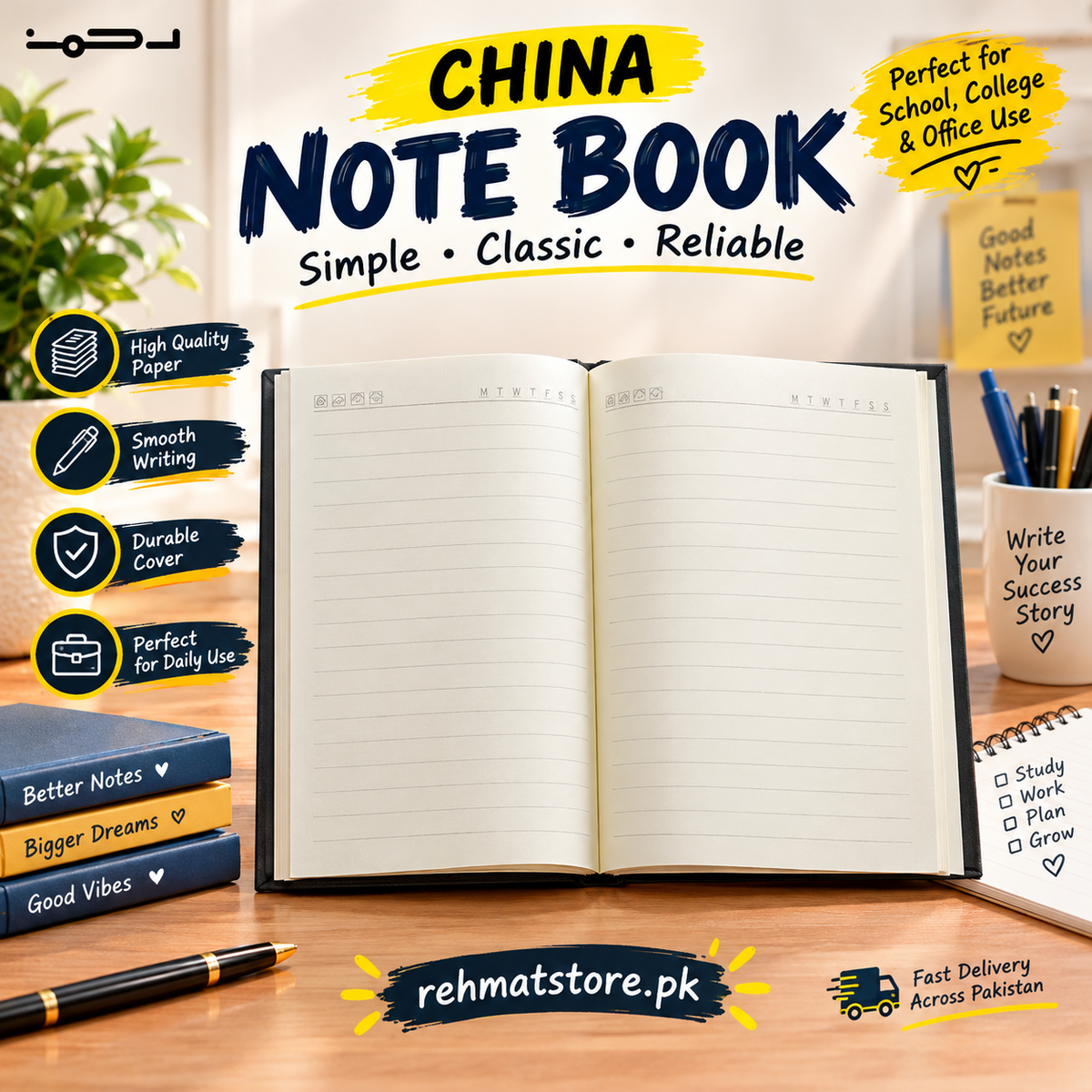 Feng Xing Tian Xia 18K Notebook.