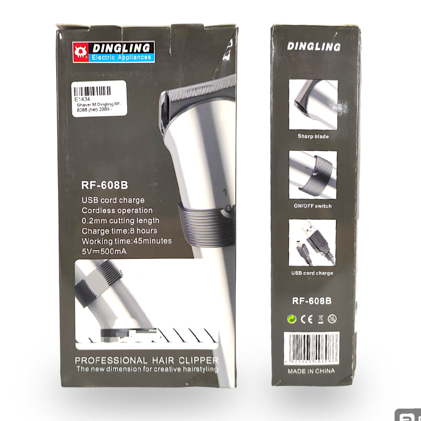 Professional Hair Clipper Dingling RF-608B | Trimmer | Shaver