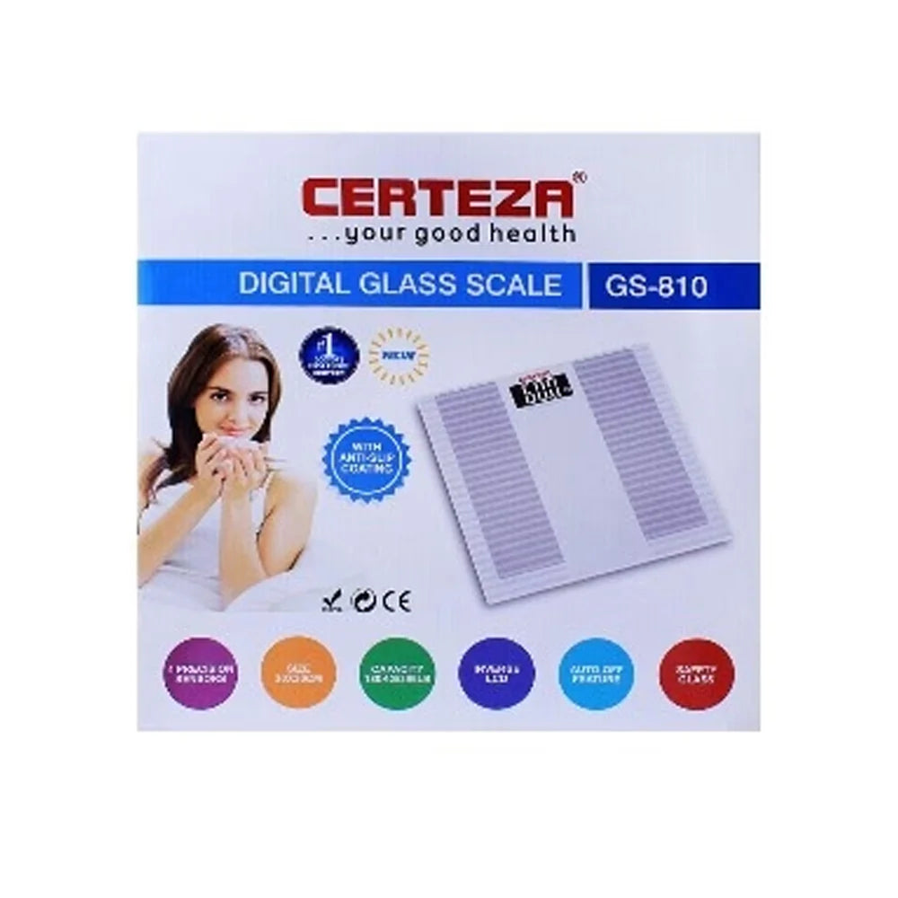 Certeza Digital Body Weight Scale / Bath Scale | GS-810 | Anti-Slip