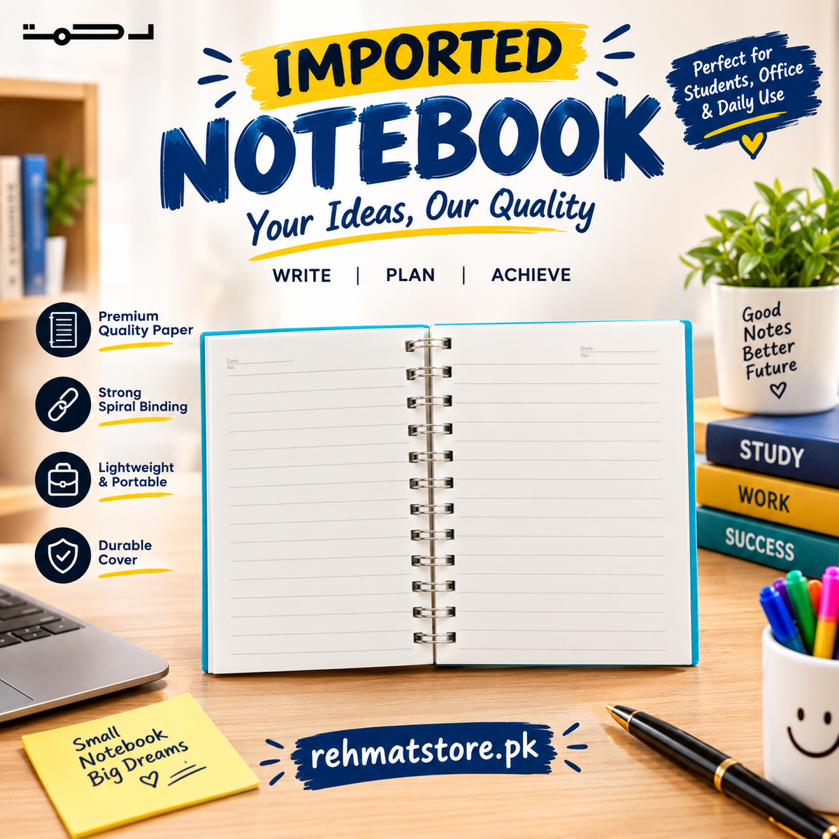 Imported Spiral Notebook | Diary | Collage.