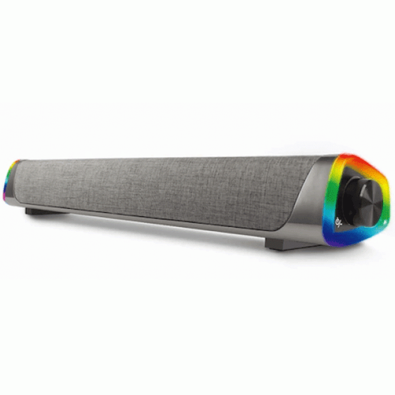 Lenovo SOUNDBAR 6W RGB Desktop Wired BT Speaker | 3Wx2 | L101