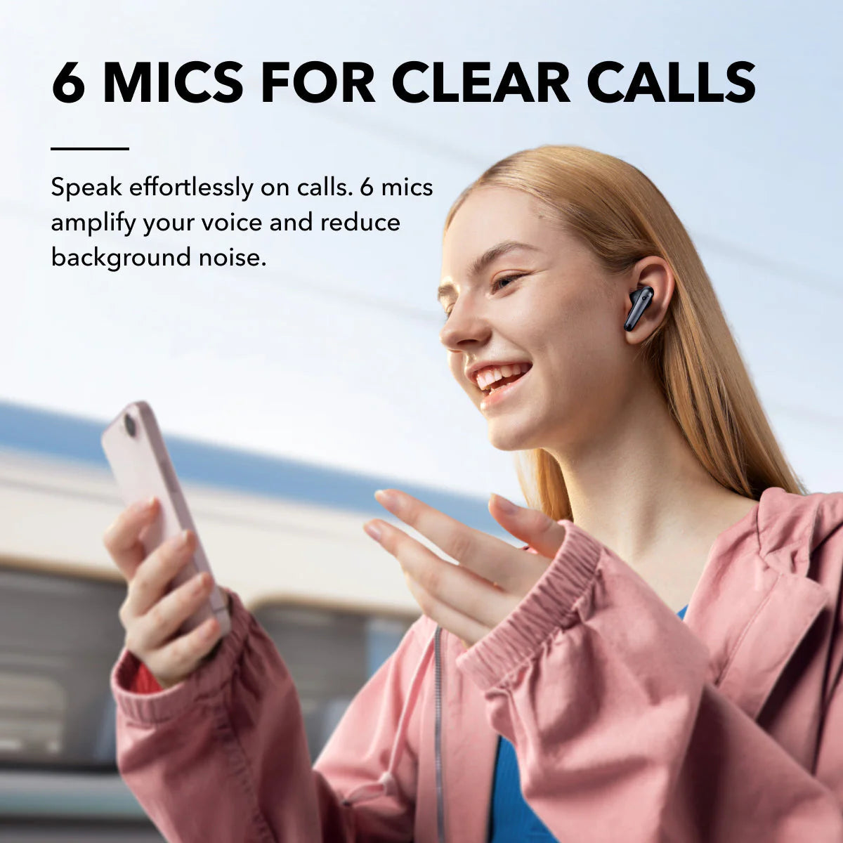 Anker soundcore Liberty 4 NC Bluetooth Earbuds | BT v5.3 Multi-point | Velvet Black
