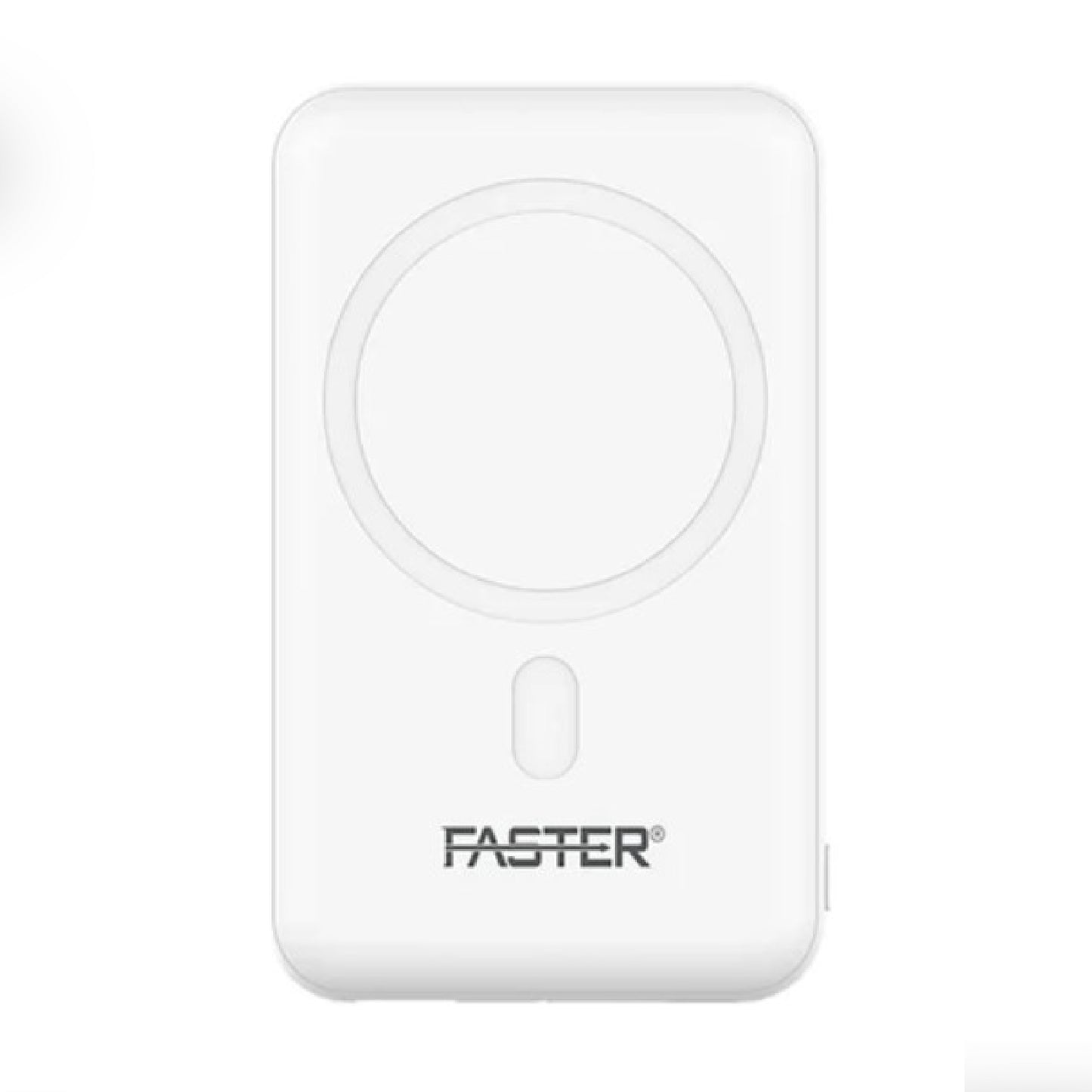 Faster 20W/15W 10000mAh Wireless Charging MagSafe PowerBank | MS10K | White