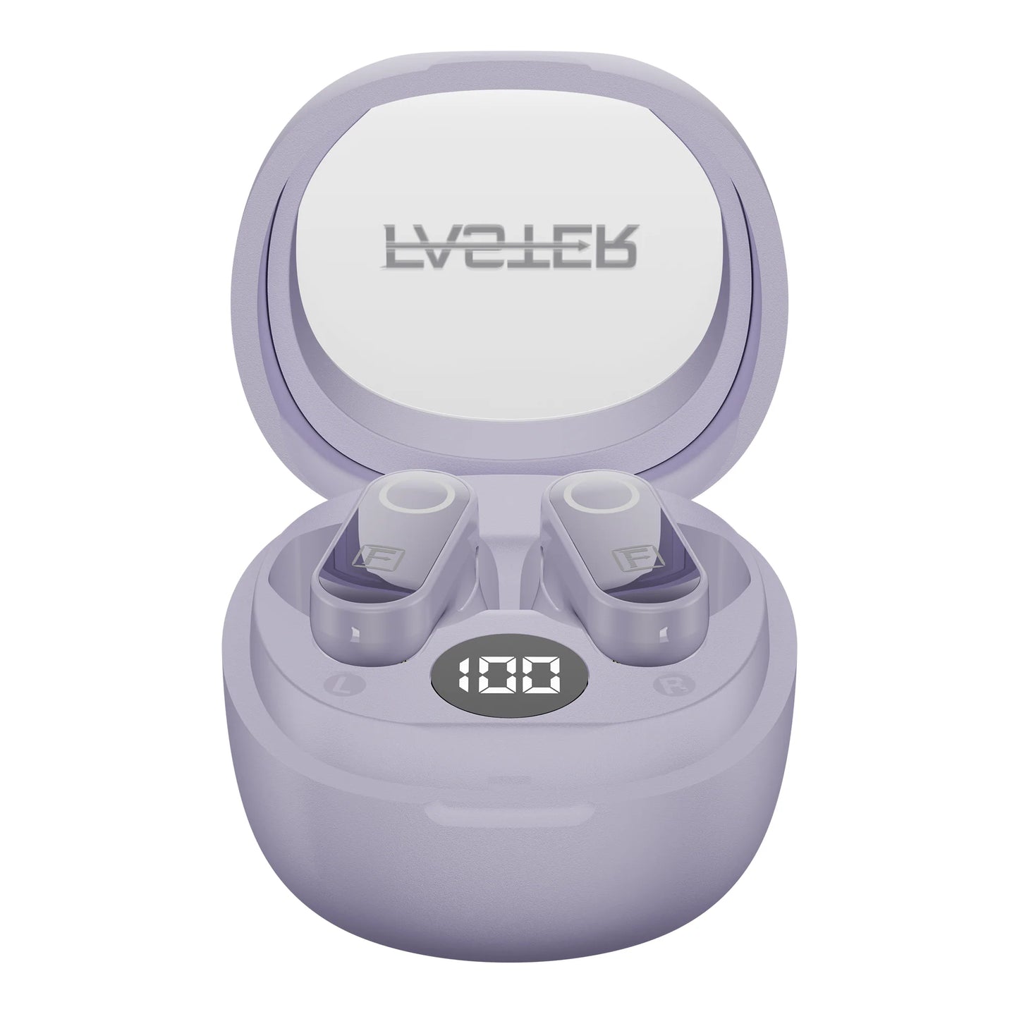 Faster Mystic Bluetooth Earbuds | BT v5.4 | Black/Purple | FBT-260