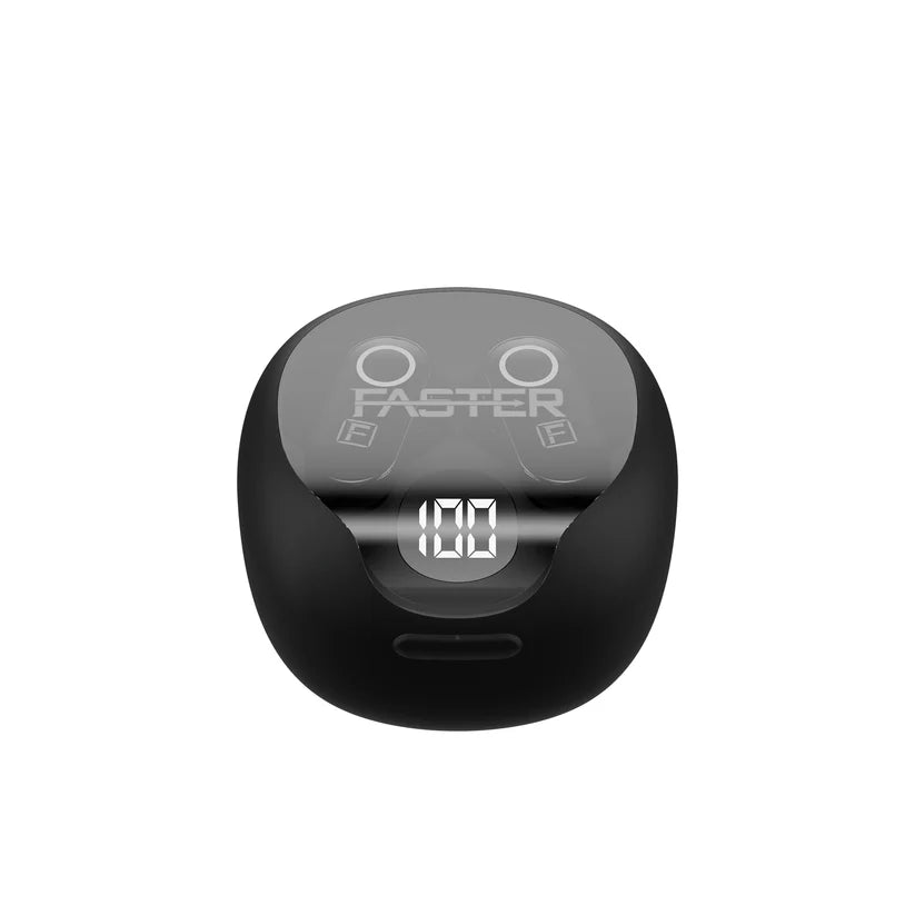 Faster Mystic Bluetooth Earbuds | BT v5.4 | Black/Purple | FBT-260