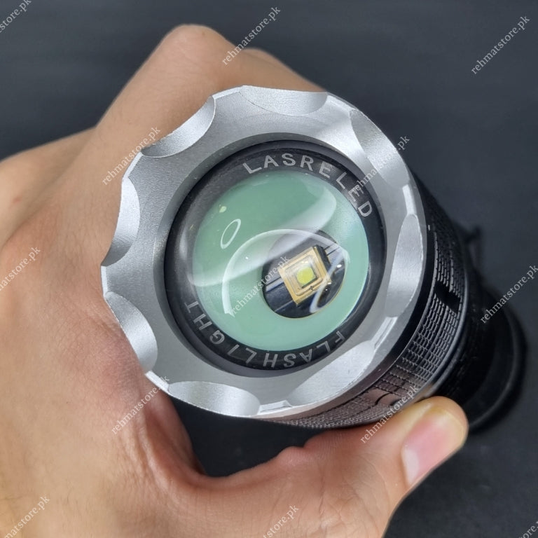 Heavy Duty Metal Zoom Torch Light / Flashlight | Type-C in + Powerbank | RuiLang RL-P801