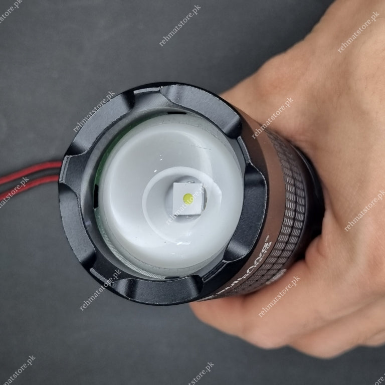 Heavy Duty Metal Zoom Torch Light / Flashlight | Type-C in + Powerbank | RuiLang RL-R2-TG