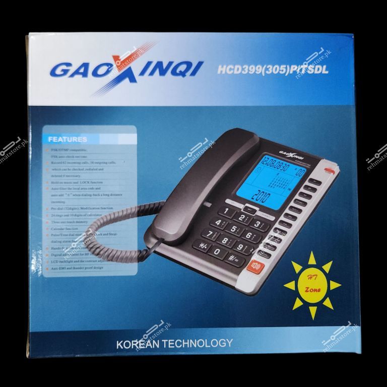 PTCL Landline Telephone set | GAOXINQI HCD399(305)P/TSDL