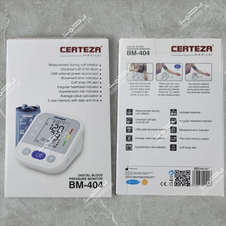 Certeza Digital Blood Pressure Monitoring Apparatus | BP Set | BM-404
