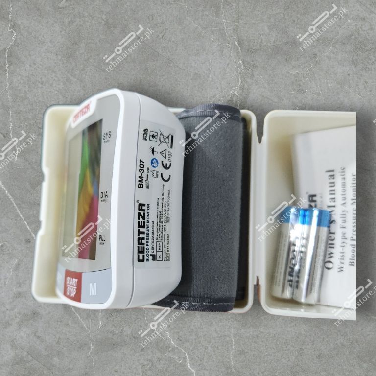 Certeza Mini Digital Blood Pressure Monitoring Apparatus | Wrist Type | BP Set | BM-307