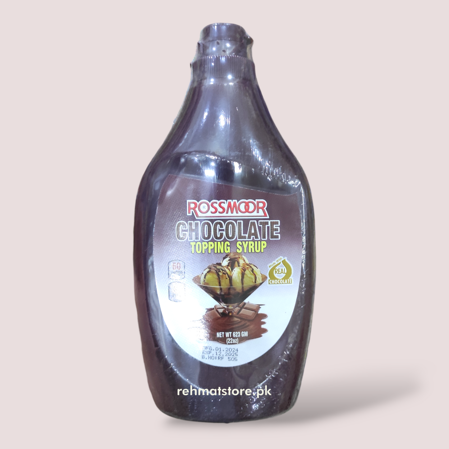 Rossmoor Chocolate Flavoured Topping | Ice Cream Syrup | 2 Sizes