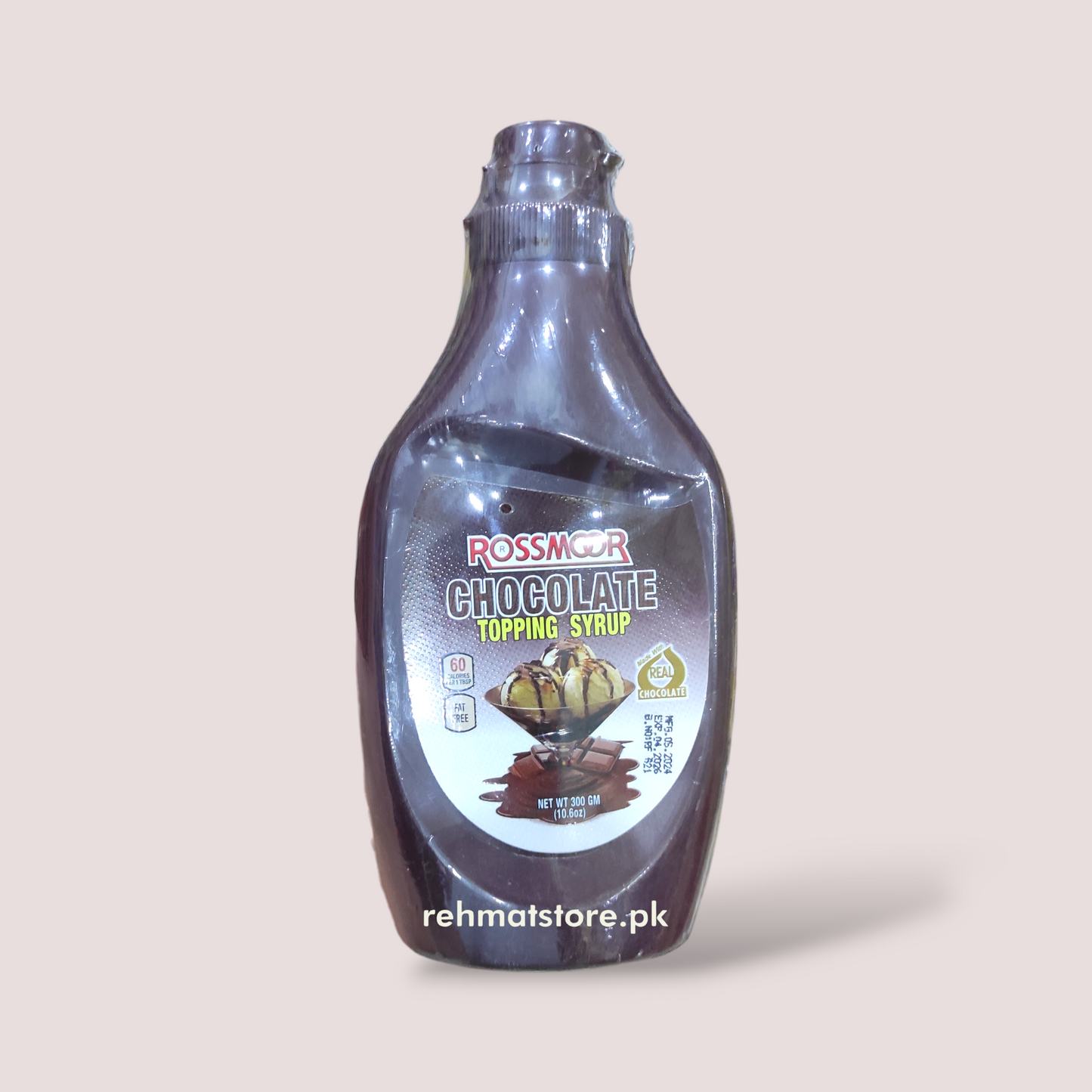 Rossmoor Chocolate Flavoured Topping | Ice Cream Syrup | 2 Sizes
