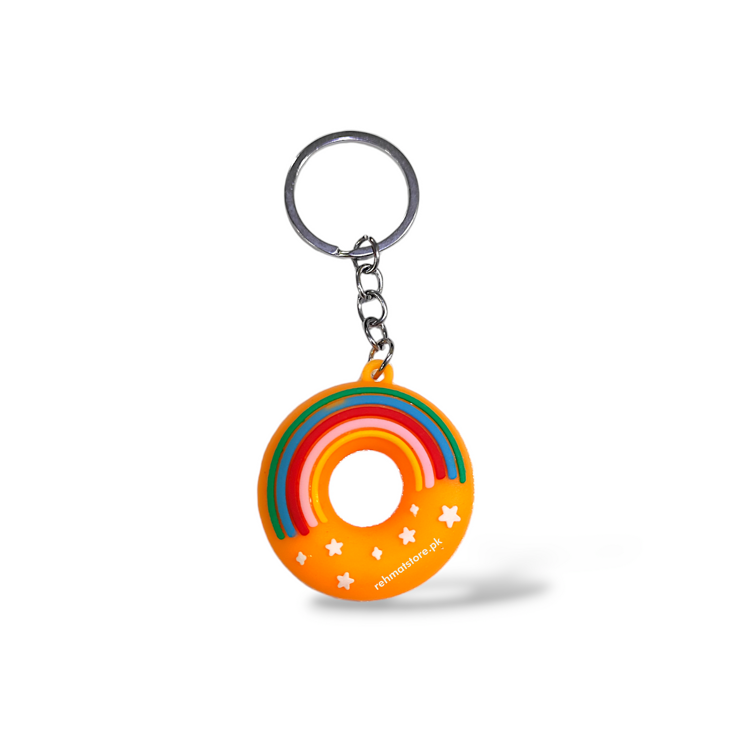 Donut Keychain | Single Ring | Random Color