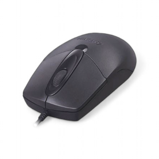 A4Tech OP-720S Wired Silent Click Mouse | Black
