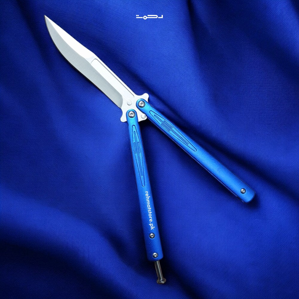 Butterfly Knife Light Weight Sharp Blade with Belt Pouch | Available in 3 colors