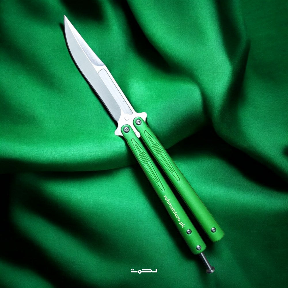 Butterfly Knife Light Weight Sharp Blade with Belt Pouch | Available in 3 colors