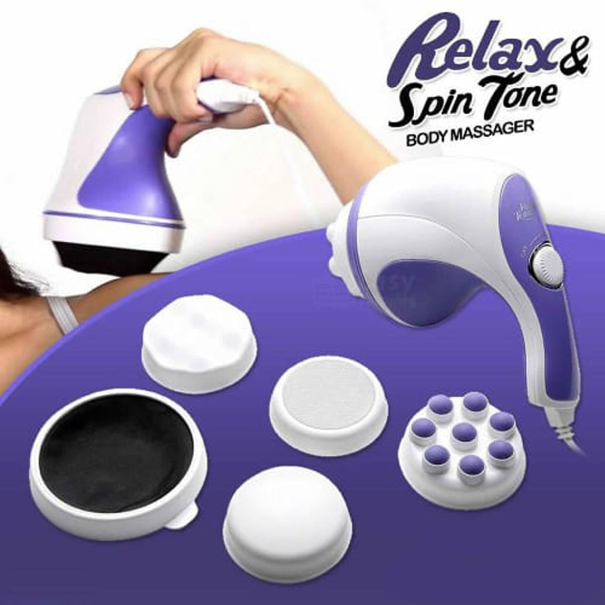 Rotating/Spinning Shiatsu Massager | Wired | Relax & Spin Tone