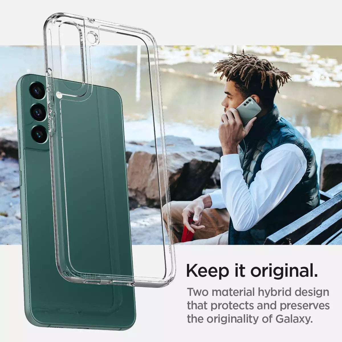 CLEARANCE SALE - Spigen Ultra Hybrid Case for Galaxy S22 Plus | ACS03954 – Clear