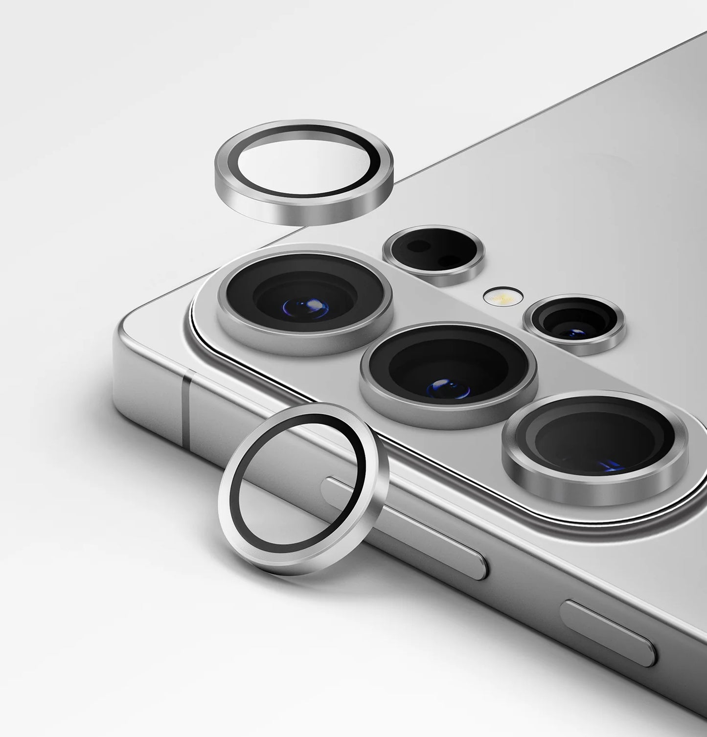 UNIQ OPTIX Aluguard Camera Lens Protector for Galaxy S26 Ultra - Sterling Silver