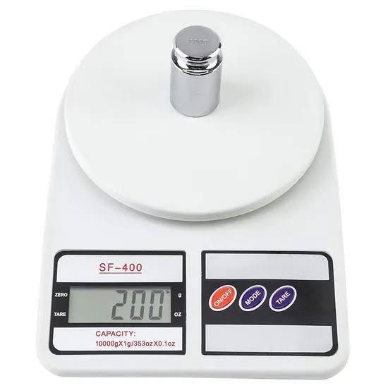 Digital Kitchen Weight Scale | Capacity: 10kg | SF-400
