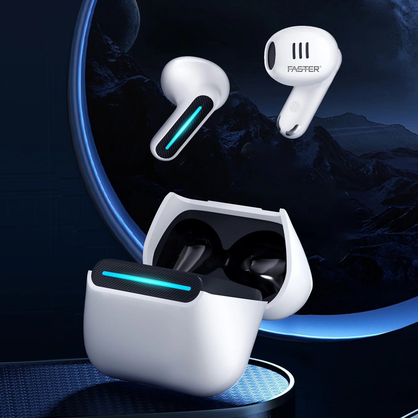 Faster TG550 Gaming TWS Bluetooth Earbuds