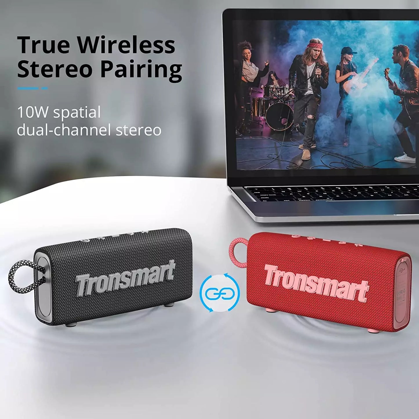 Tronsmart IPX7 Waterproof 10W Rechargeable BT Speaker | Trip - Blue