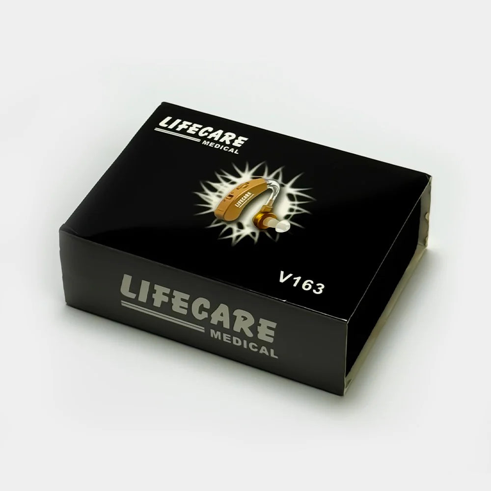 LifeCare Medical Hearing Aid | Mini Behind-The-Ear (mBTE) | Hook Style | V163