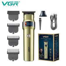 VGR Rechargeable Digital Display Hair Clipper With Turbo Function | 3 PCS GUIDE COMB | VGR-V991