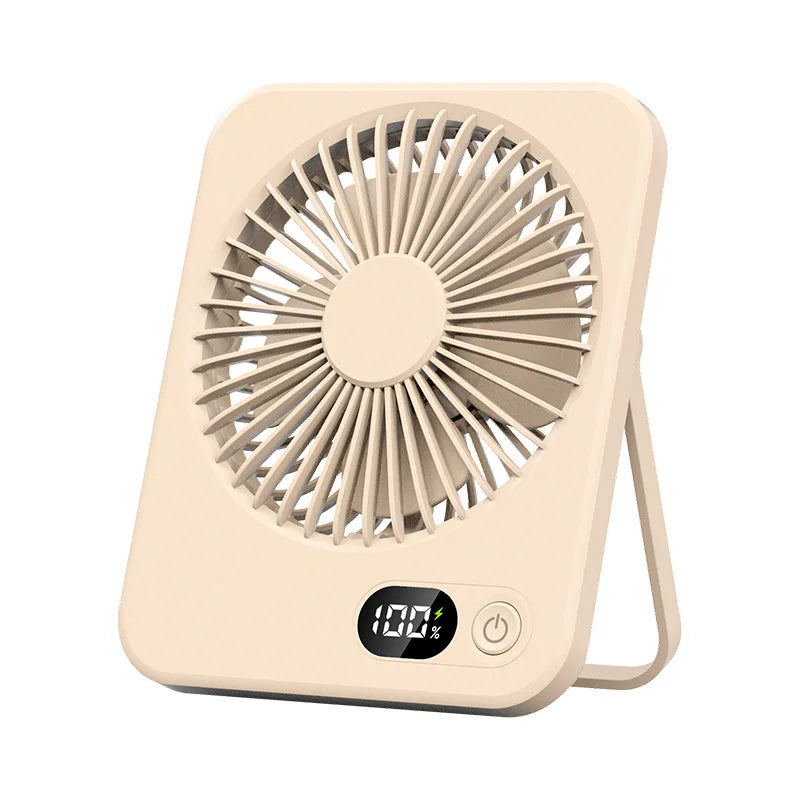 Portable & Rechargeable Desktop Handy Fan | Type-C | WEGO WG-9902 | Orange