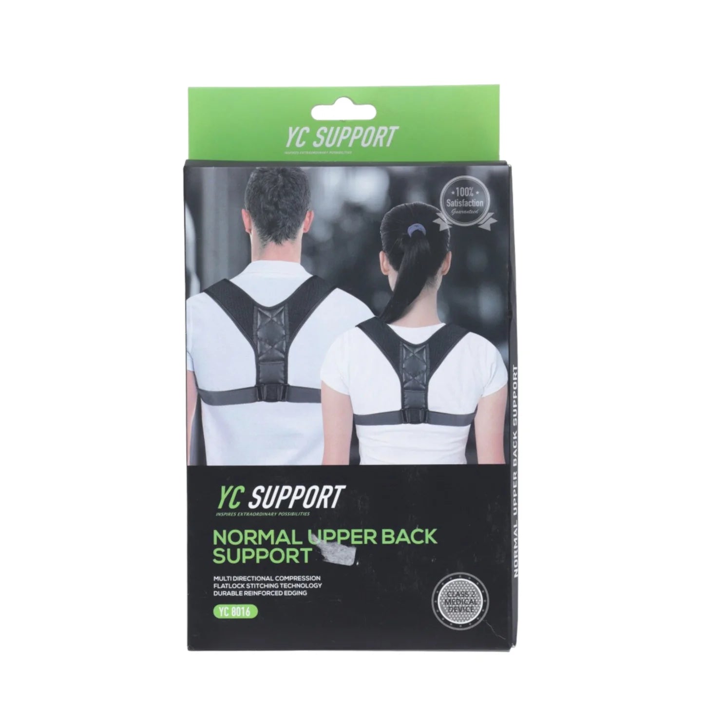 YC Support Normal Upper Support | Best for Shoulders Posture | Half length | Adjustable | 8016