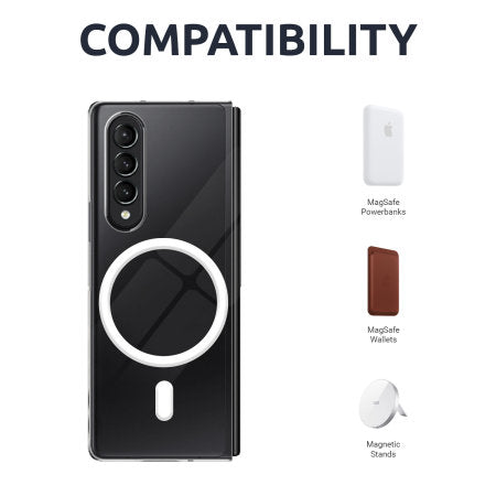 CLEARANCE SALE - Clear MagSafe Case for Galaxy Z Fold4 – Clear