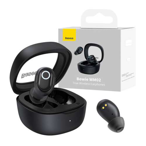 Baseus Bowie WM02 TWS Bluetooth Earbuds | Super Compact | Black/White