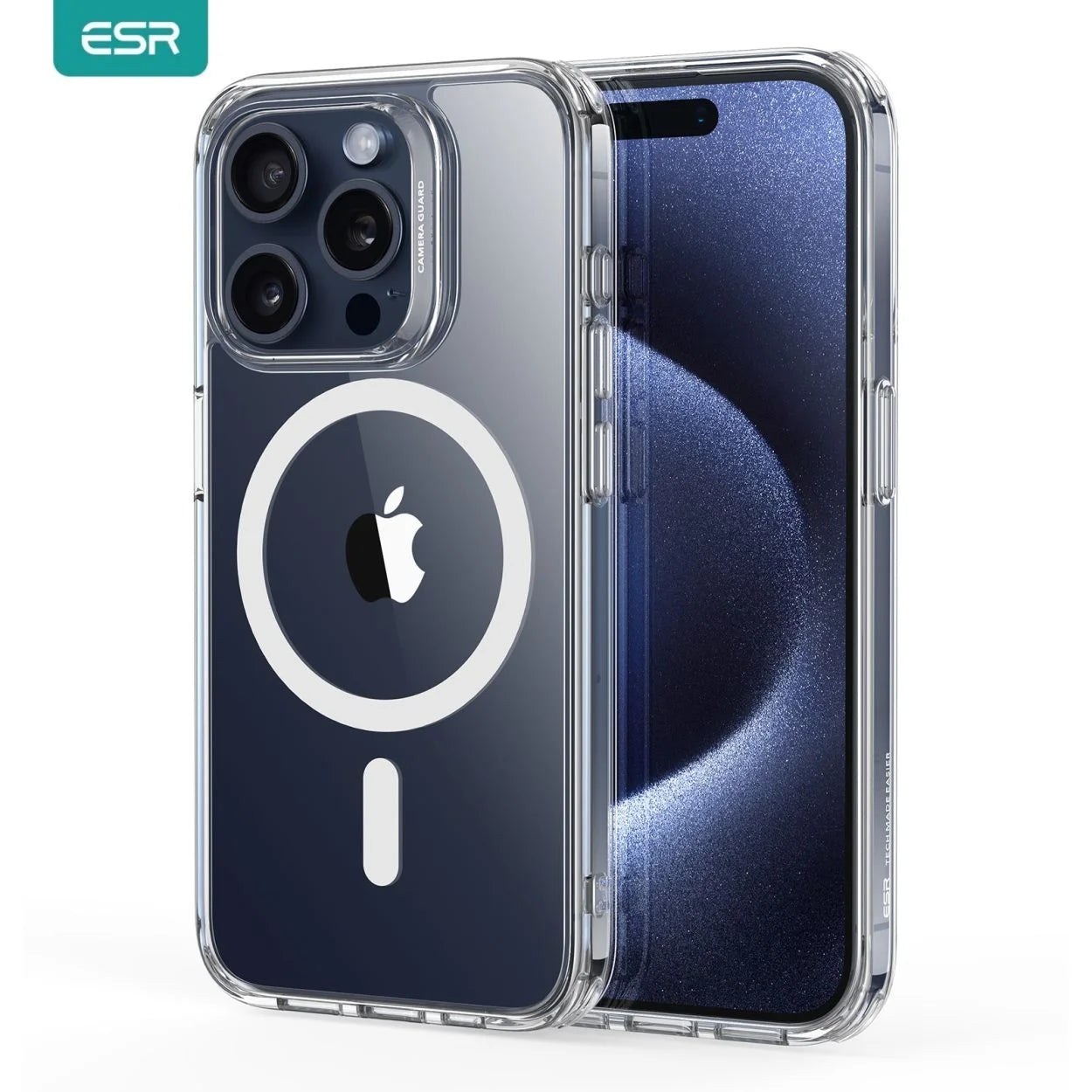 CLEARANCE SALE - ESR Classic Series Magsafe case for iPhone 15 Pro Max - Clear / Clear Black