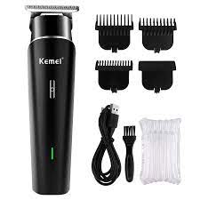 Kemei Rechargeable Hair Clipper | 3 Limit Combs (1.5, 3, 4.5mm) | KM-519A