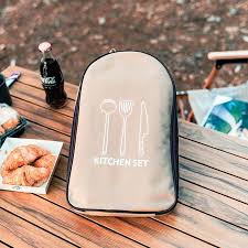 8-in-1 Camping Cutlery/Utensils Kitchen Set | Super High Quality Pouch