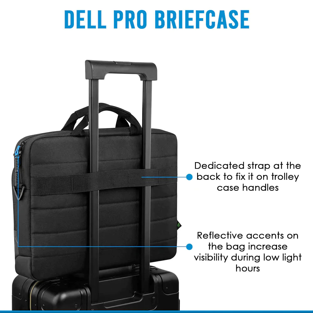 Dell Pro Slim Briefcase 15 Laptop Bag | Messenger Bag