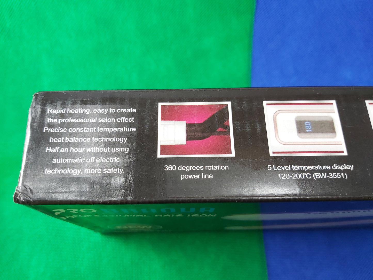 PRO BRAOUA Hair Iron / Straightener | 35W | 200°C/230°C (max)
