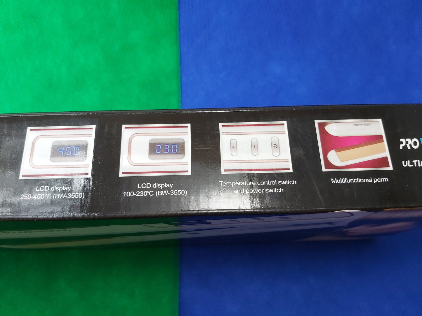 PRO BRAOUA Hair Iron / Straightener | 35W | 200°C/230°C (max)