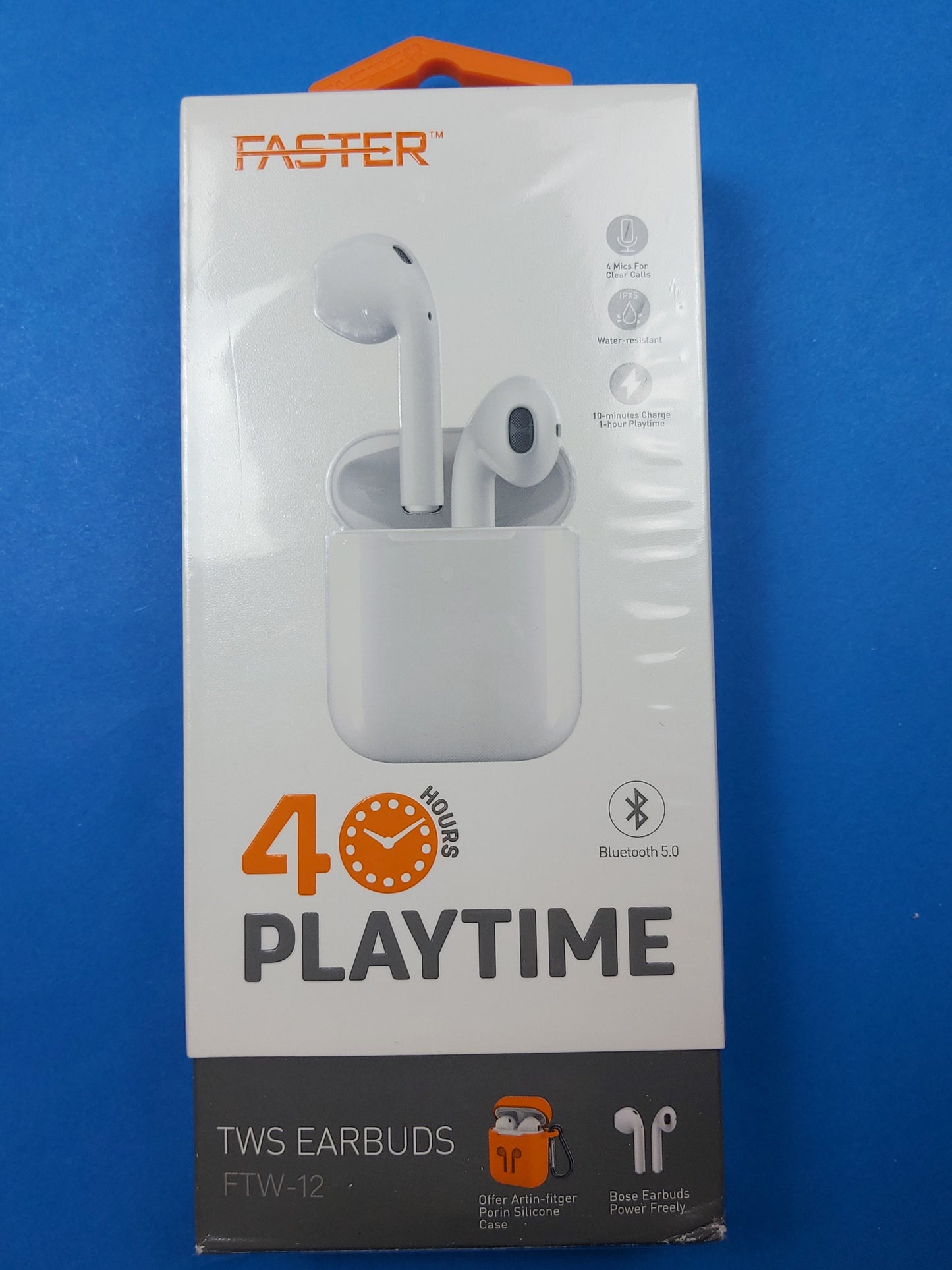 Faster FTW-12 Pro TWS Bluetooth Earbuds