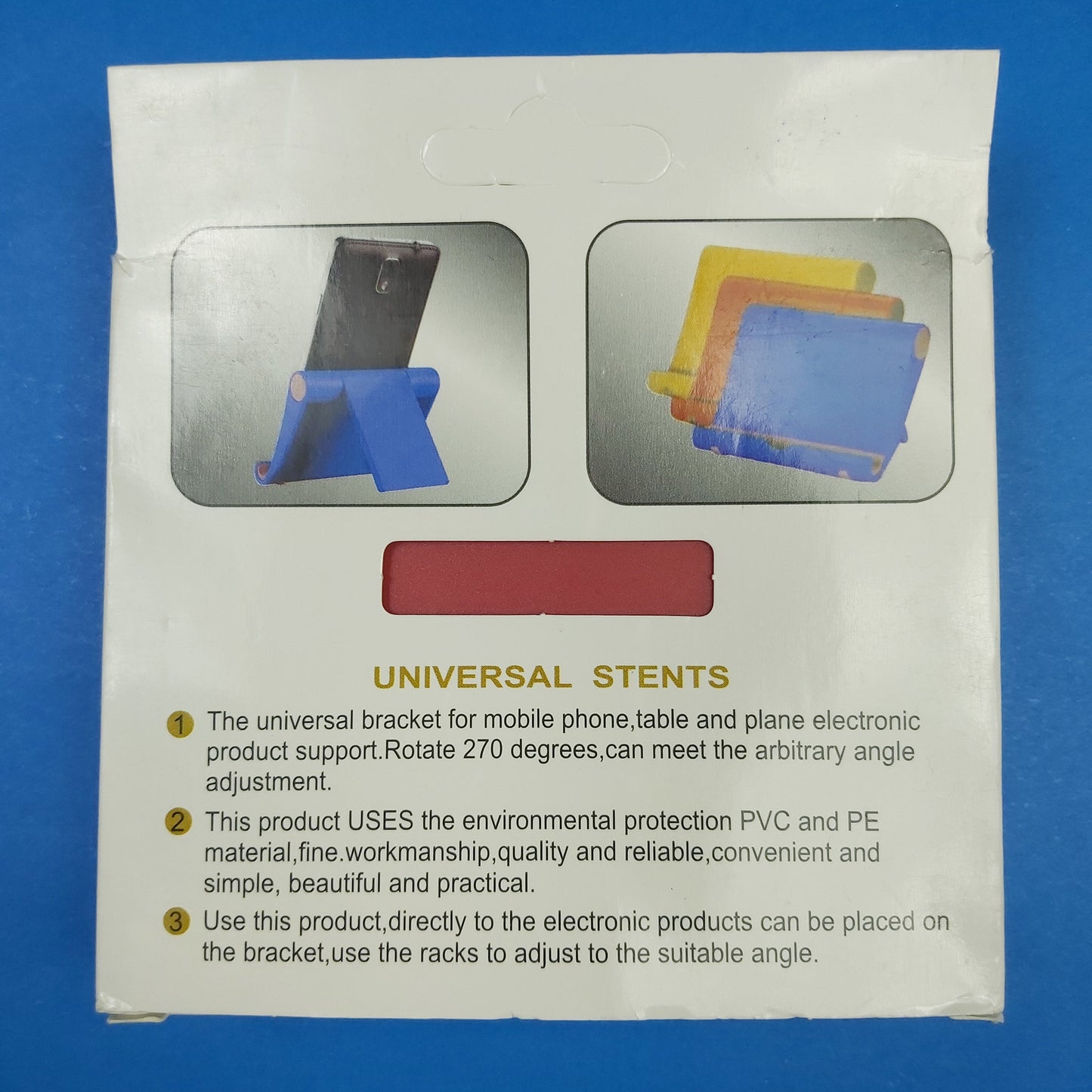 Mobile Phone/Tablet Stand/Stents | Useful for Media Consumption & Office Work | Black